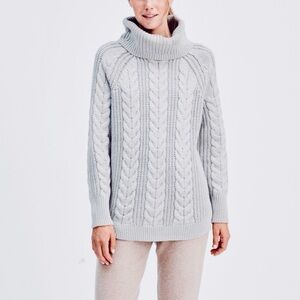 Haven Well Within Cowl Neck Cable Knit Sweater
